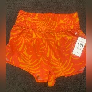Women's Hurley Moore Aloha Orange Shorts MWT‎